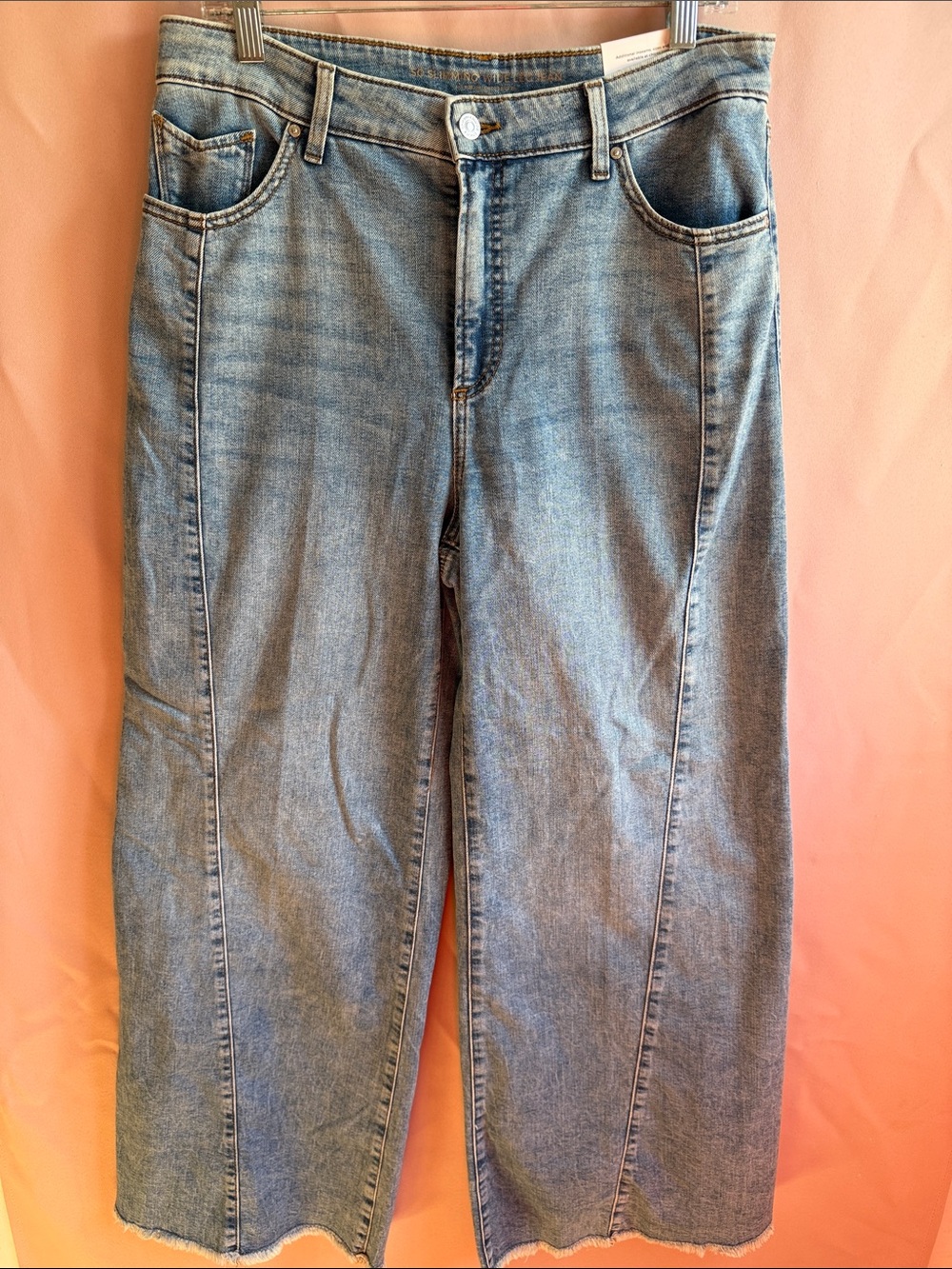 Chico's Light Blue Wide-Leg Jeans